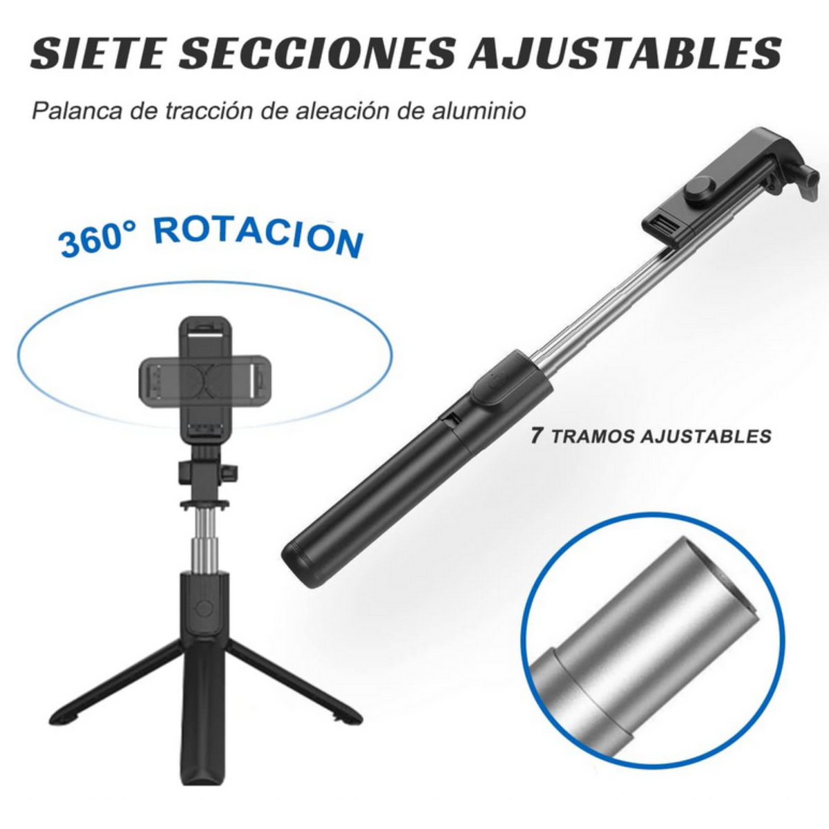 Baston Selfie Stick Bluetooth✨