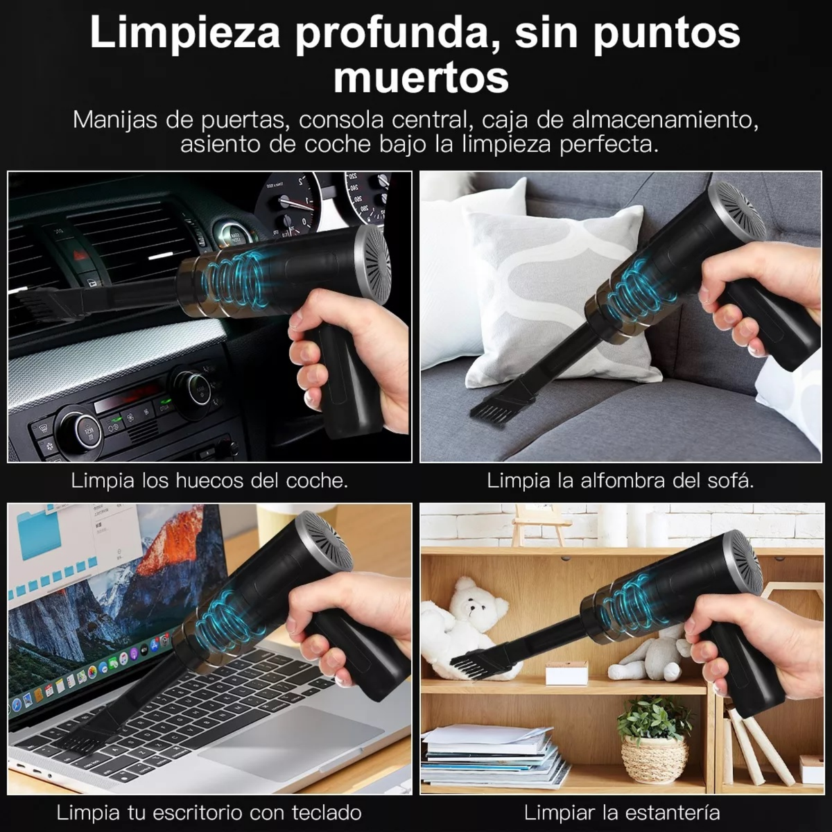 Aspiradora Portatil Para Carro Y Casa