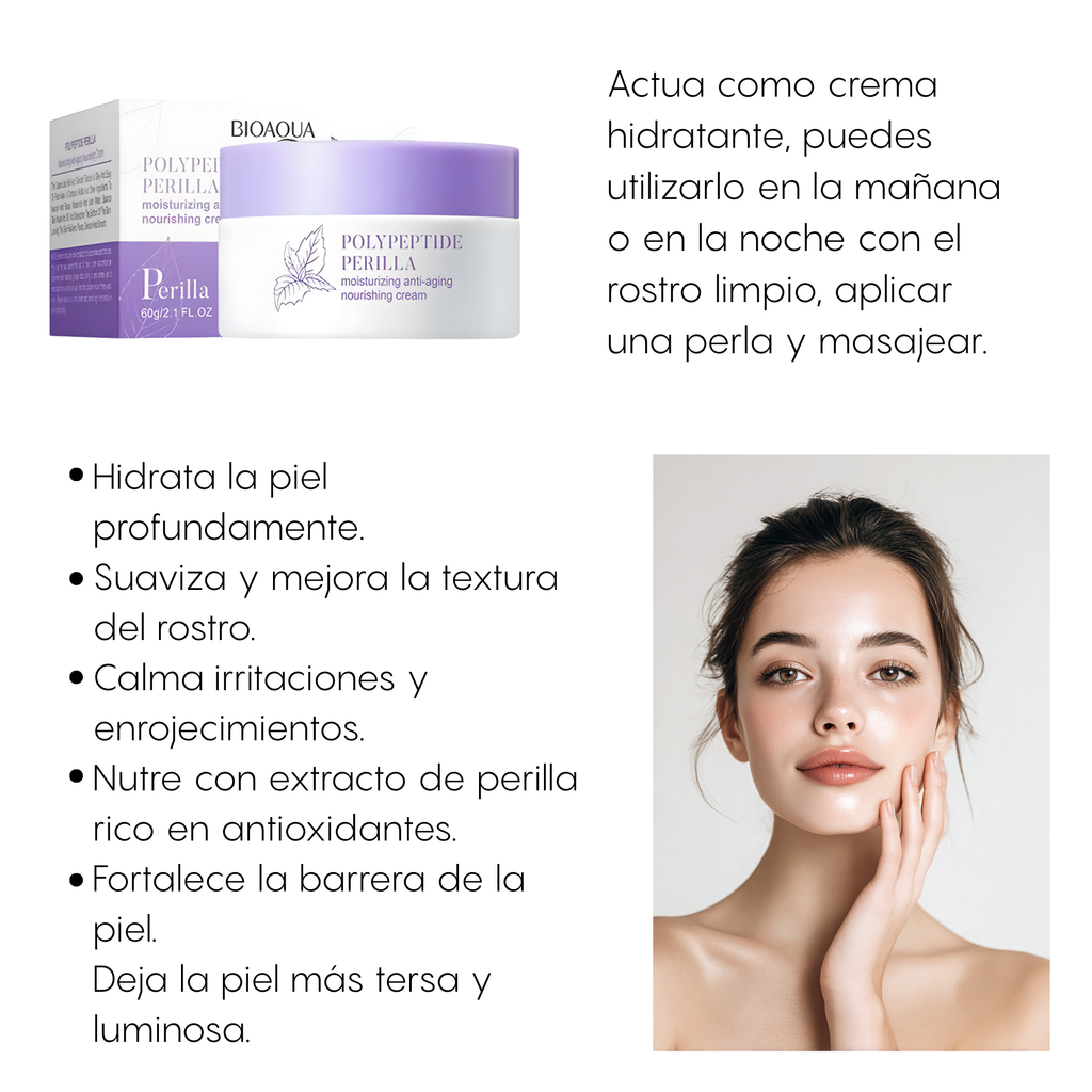 Crema Perilla Hidratante Anti-envejecimiento