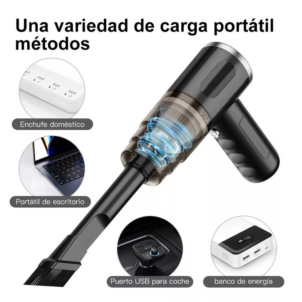 Aspiradora Portatil Para Carro Y Casa