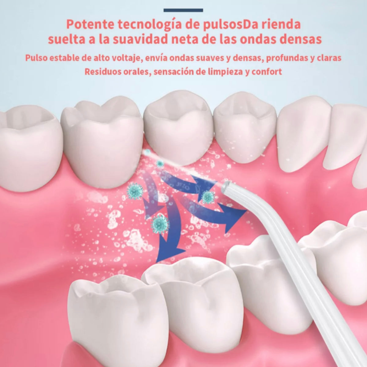 Irrigador Bucal Limpiador Dientes Electr