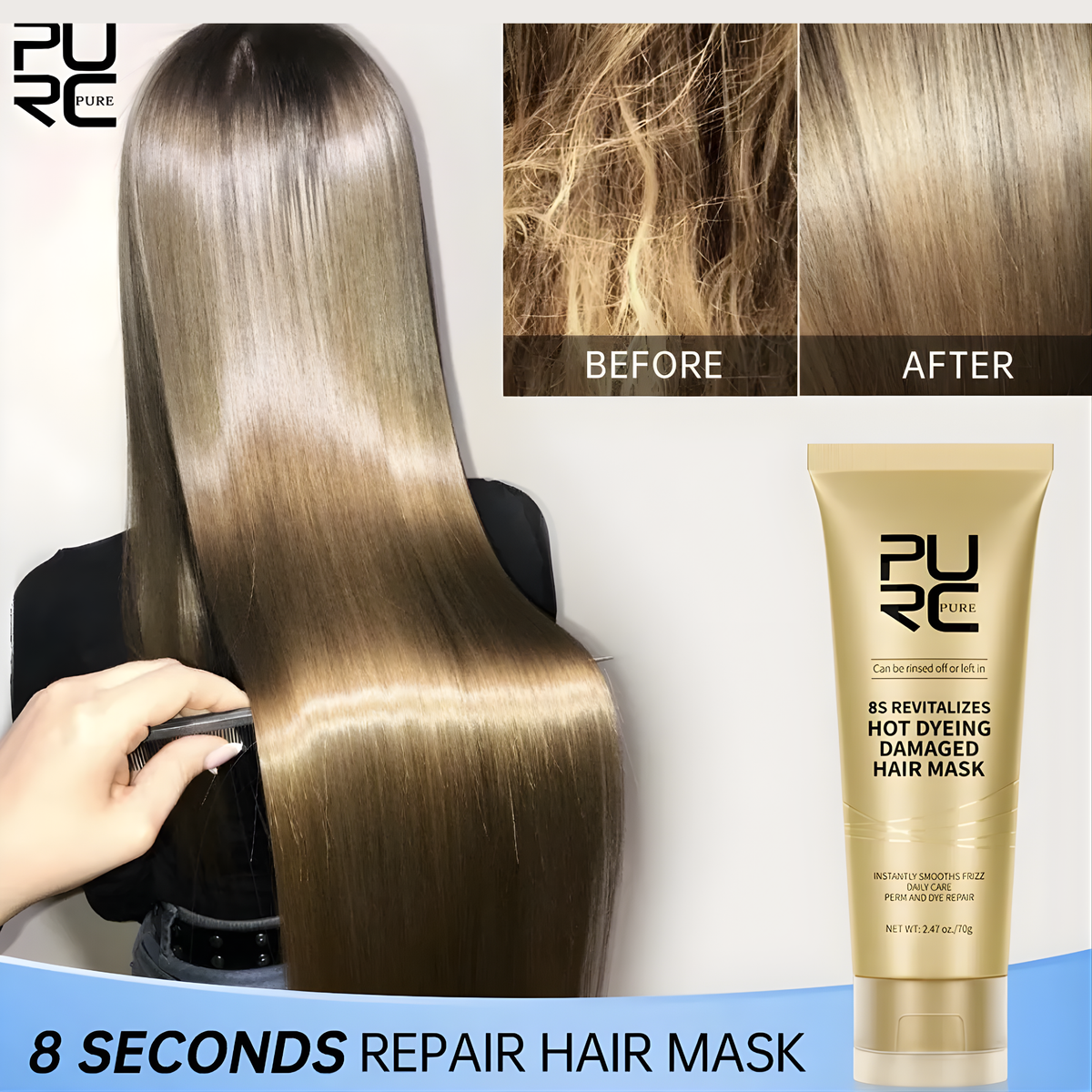 Keratina Para Cabello Adios Esponjado✨