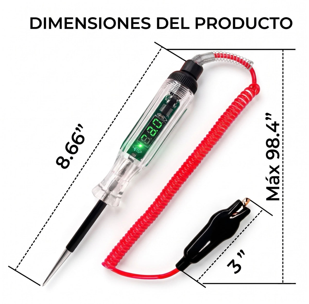 Probador De Circuitos Automotriz Tester