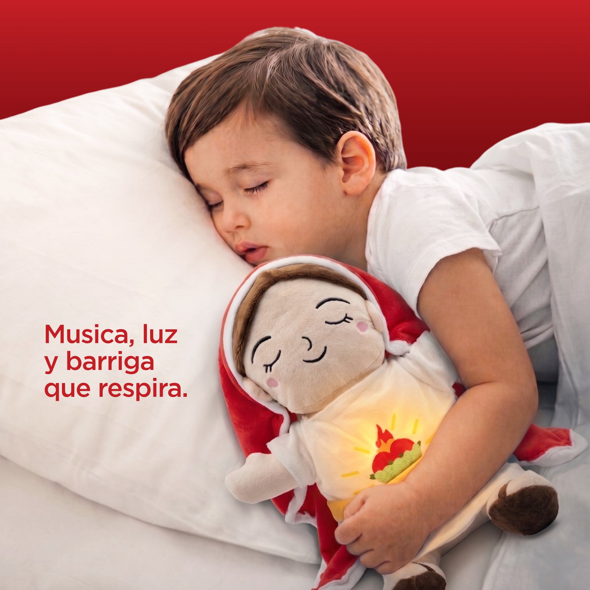 Peluche (virgen maría)Respiración anti estrés