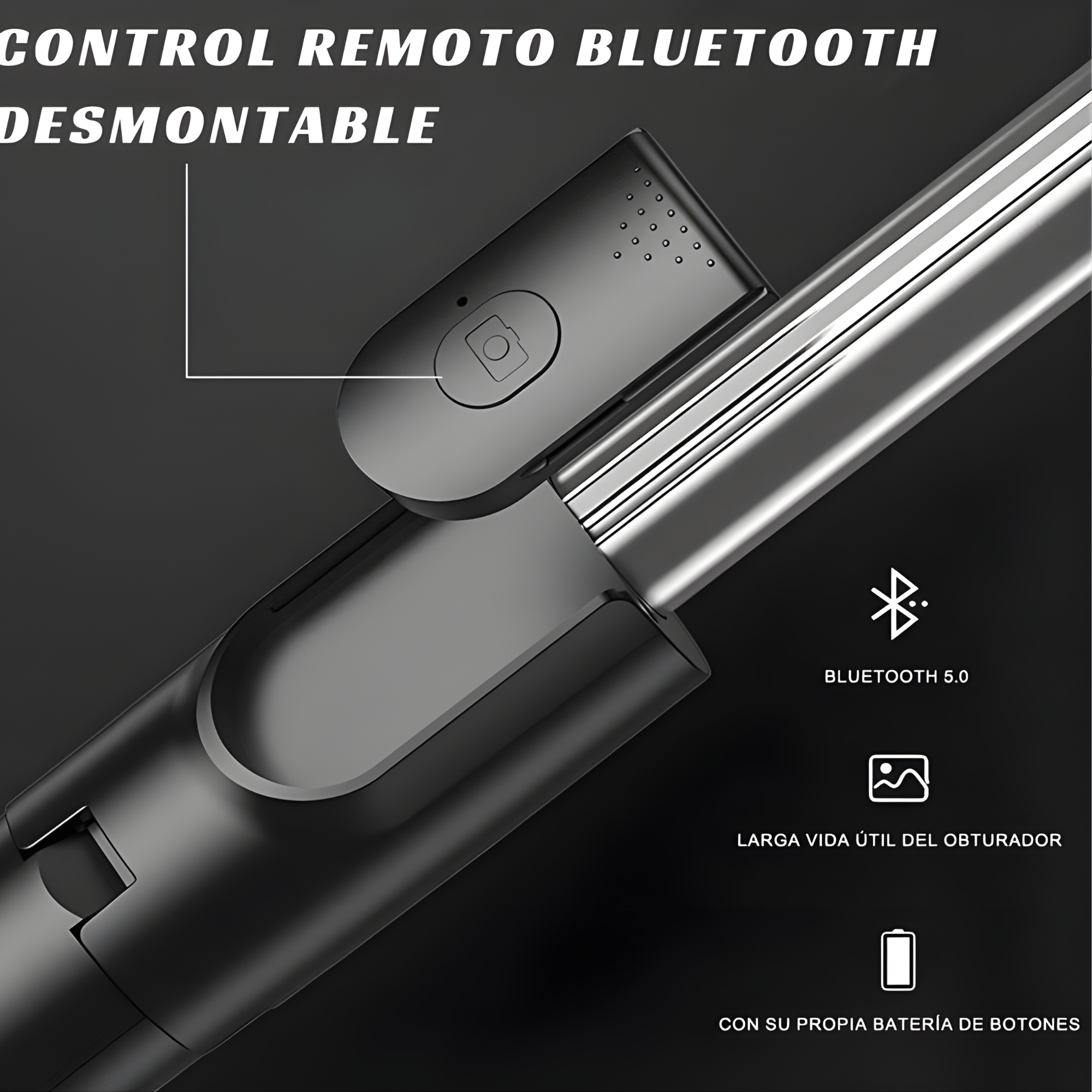 Baston Selfie Stick Bluetooth✨
