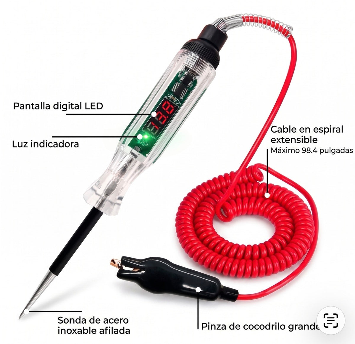 Probador De Circuitos Automotriz Tester