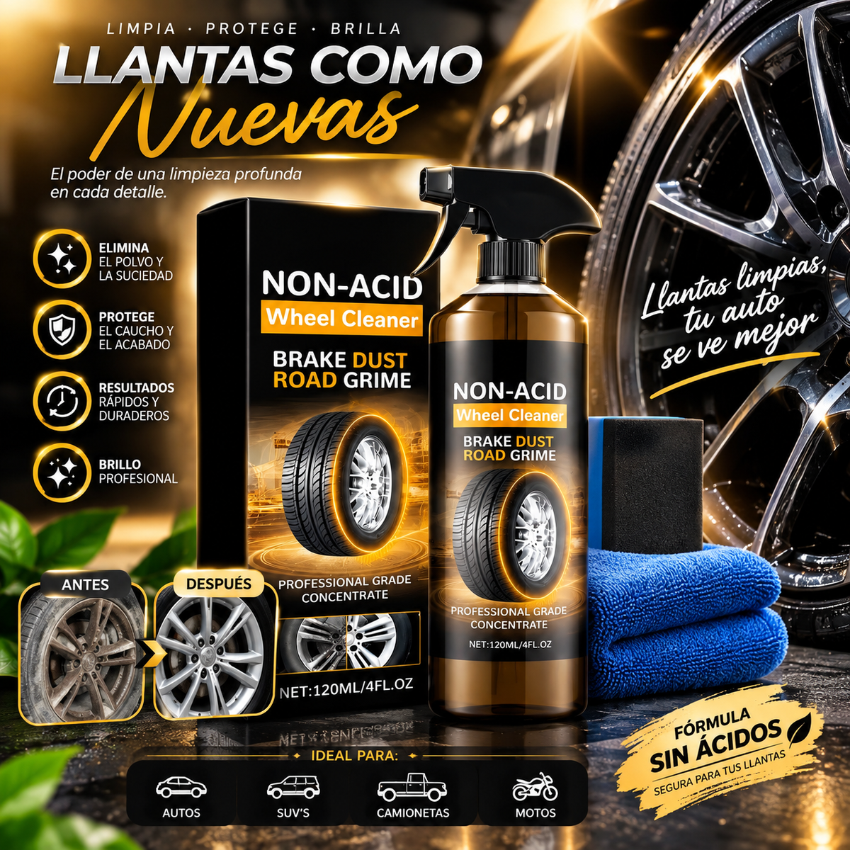 Limpiador Descontaminante Quita Oxido