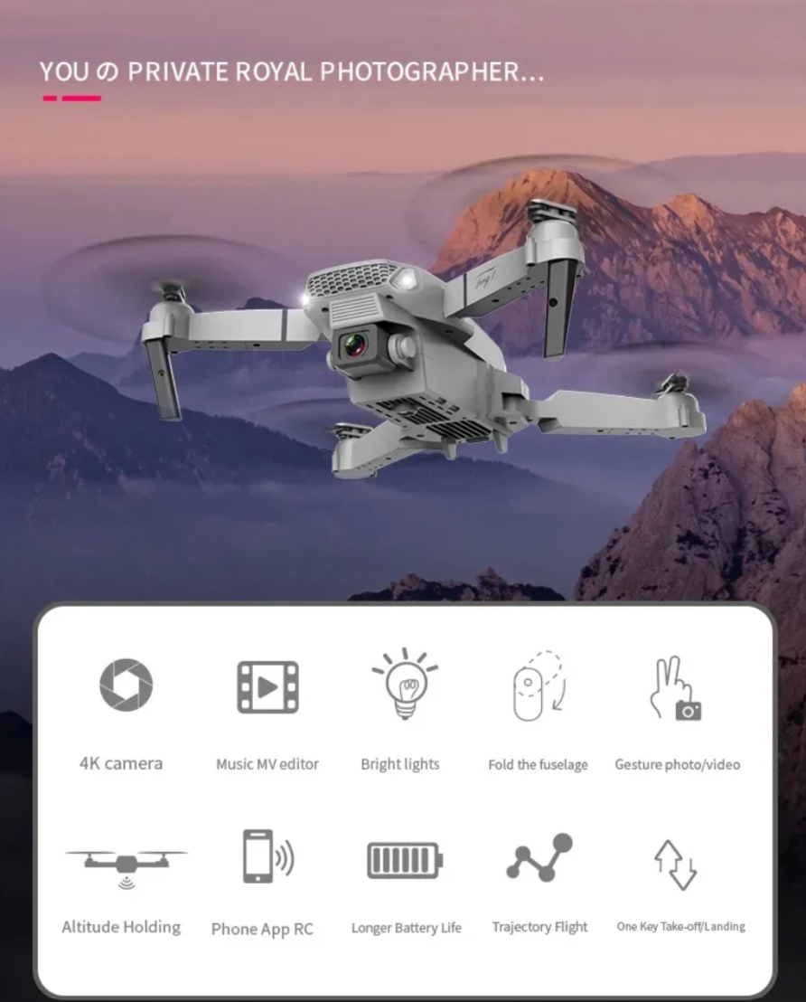 Dron Camara 4k Ultra Pro Max Drone💥