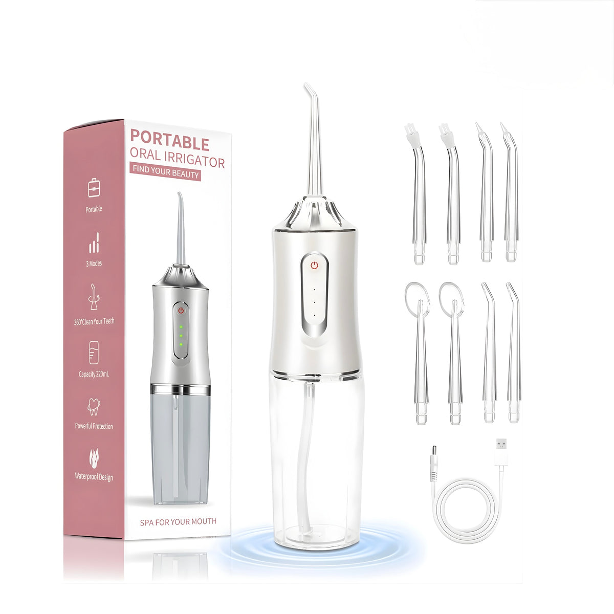 Irrigador Bucal Limpiador Dientes Electr