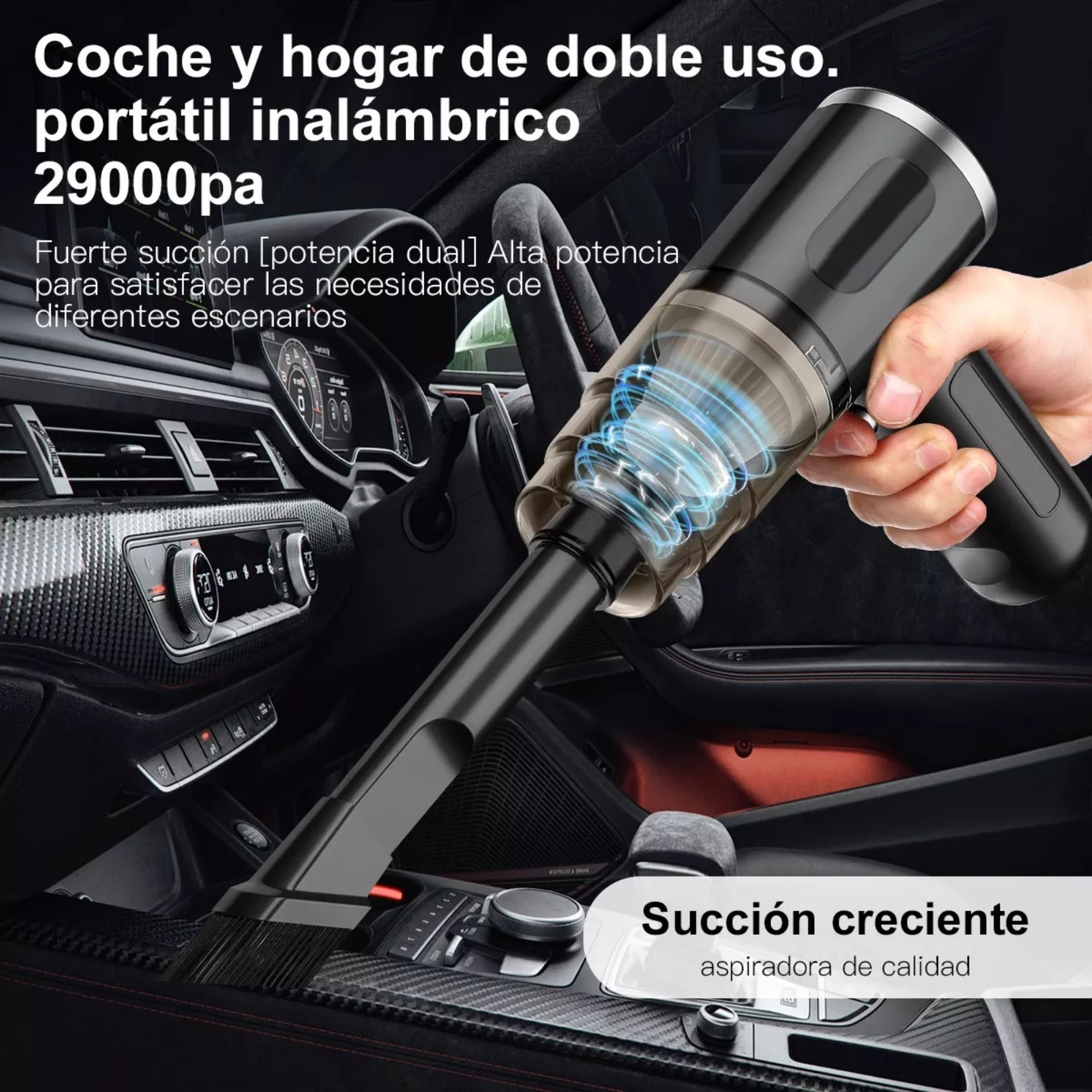 Aspiradora Portatil Para Carro Y Casa
