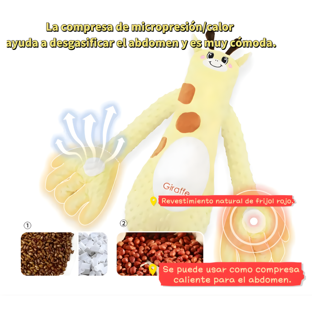 Almohada jirafa para dormir bebés 👶🏻